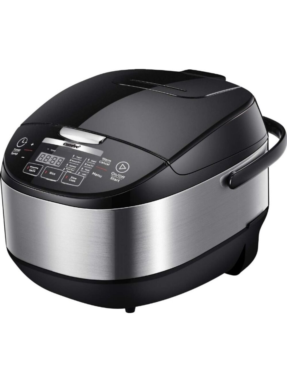 Japanese Style Fuzzy Logic Rice Cooker - 10-Cup Capacity, Easy to Use & Clean